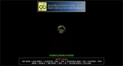 Desktop Screenshot of productionclips.com