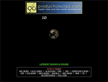 Tablet Screenshot of productionclips.com